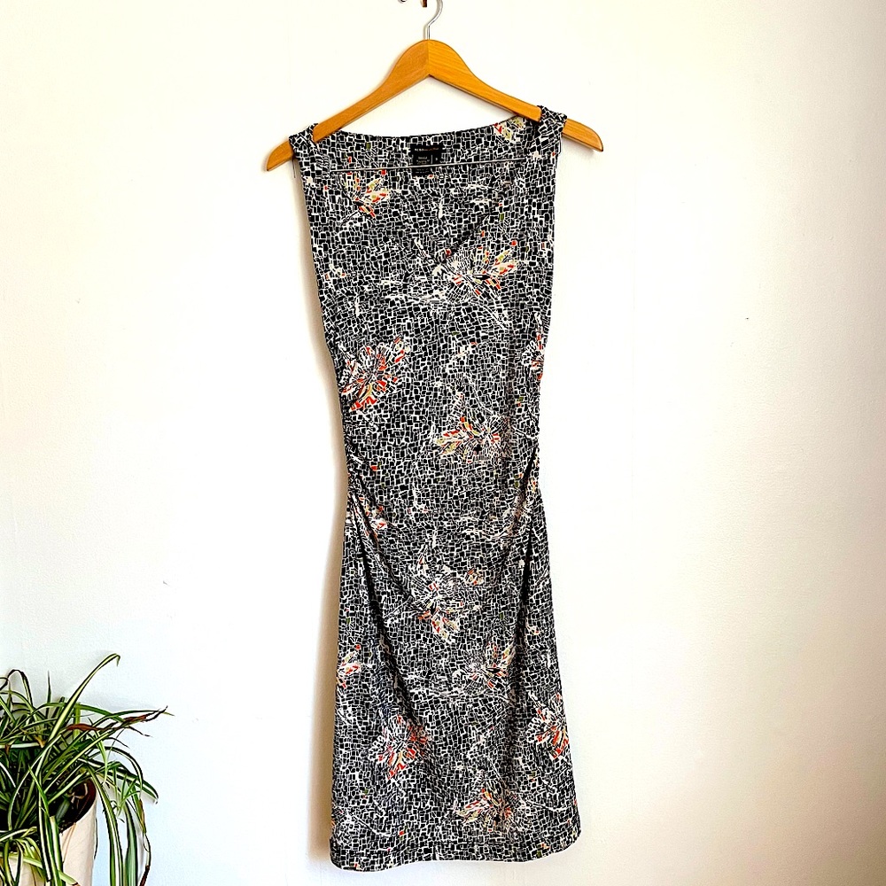 Bcbg sheath dress with ruching details